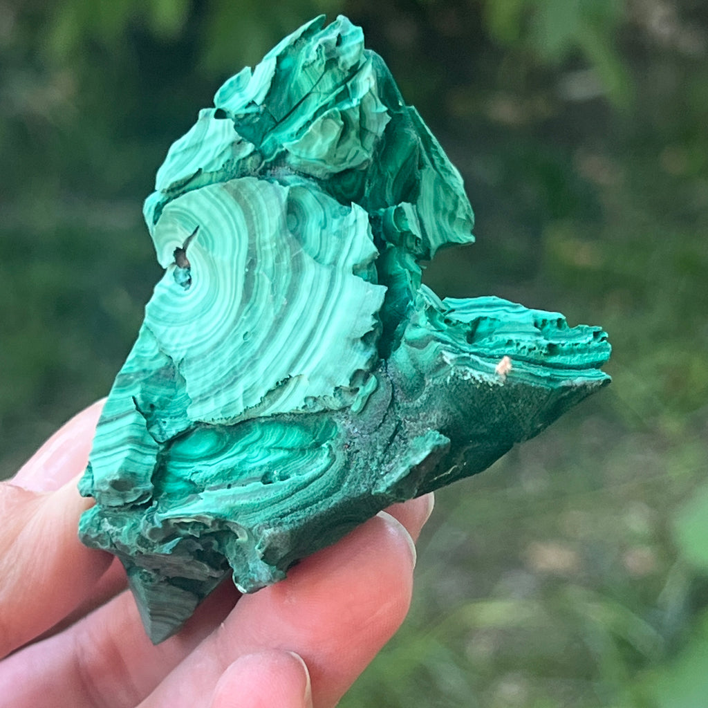 Malachit piatra bruta | Model 14, pietre semipretioase - druzy.ro 8 