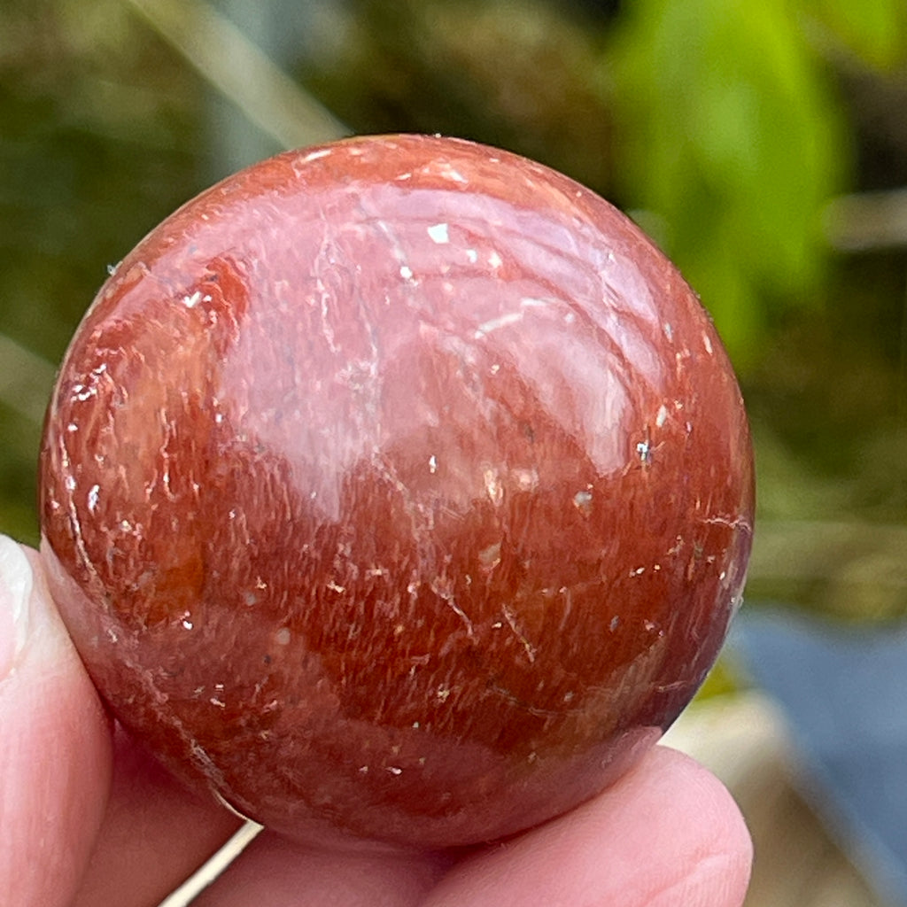 Sfera jasp rosu 3.5 cm, pietre semipretioase - druzy.ro 1 