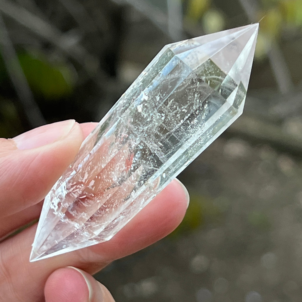 Bagheta cuart vogel, 12 fete, Brazilia model 14, pietre semipretioase - druzy.ro 4 