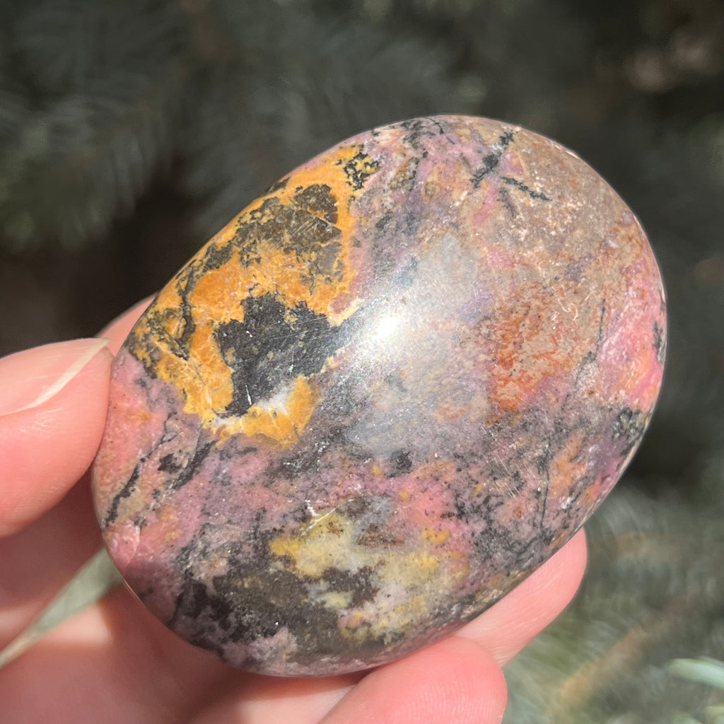 Palmstone rodonit Pakistan model 2, druzy.ro, pietre semipretioase 3