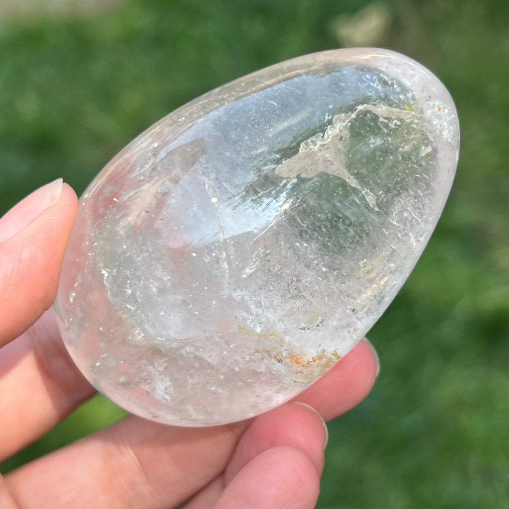 Ou din cuart de stanca/cristal incolor m4, pietre semipretioase - druzy.ro 9 