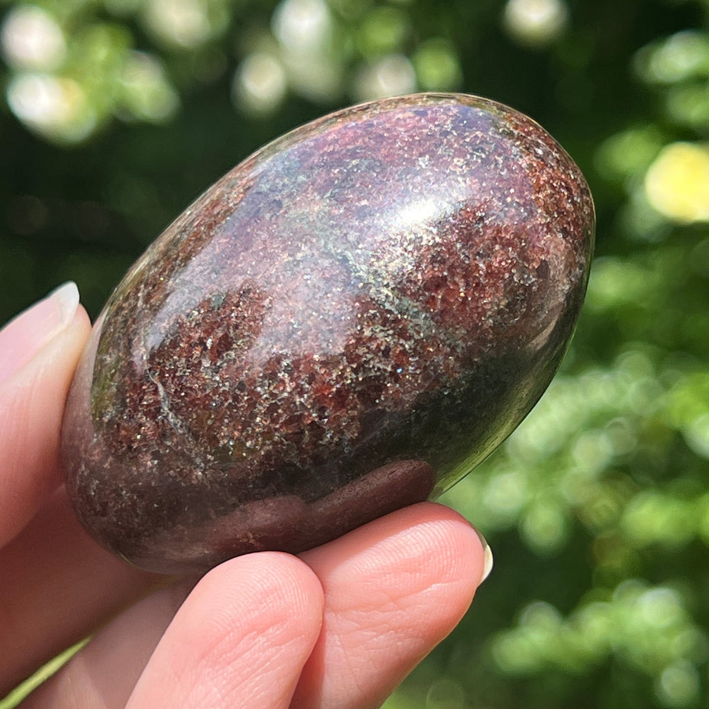 Granat palmstone model 16, pietre semipretioase - druzy.ro 3 