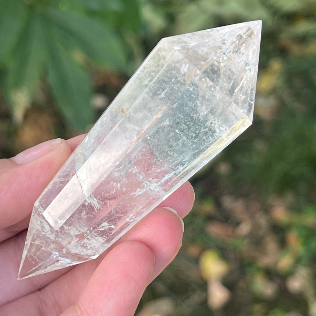 Bagheta cuart vogel, 12 fete, Brazilia model 32, pietre semipretioase - druzy.ro 3 