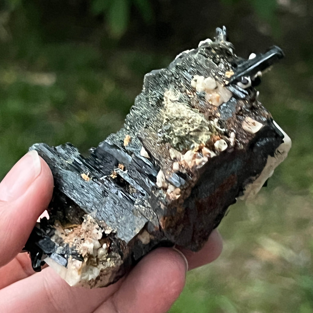 Cluster egirin cuart fumuriu/negru Zomba m22, pietre semipretioase - druzy.ro 6 