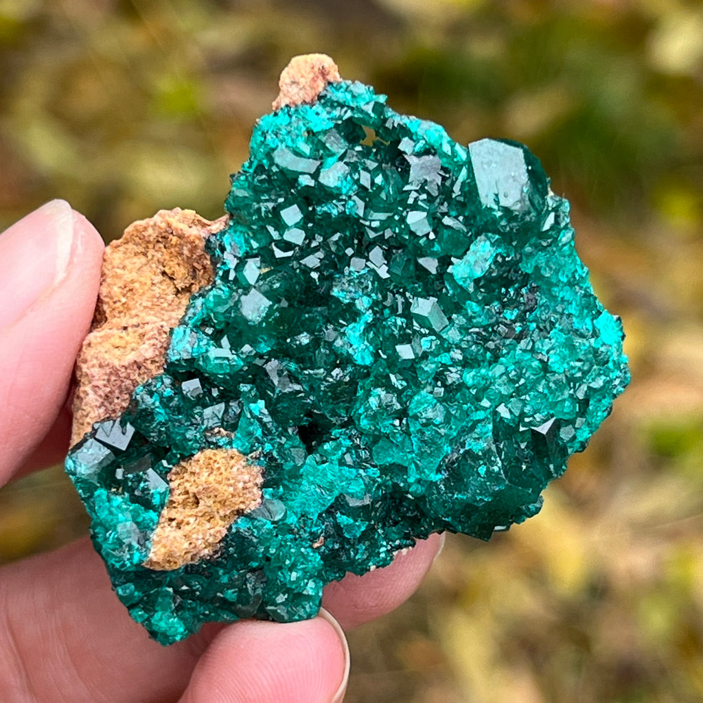 Dioptaz cluster din Congo model 3, pietre semipretioase - druzy.ro 9 