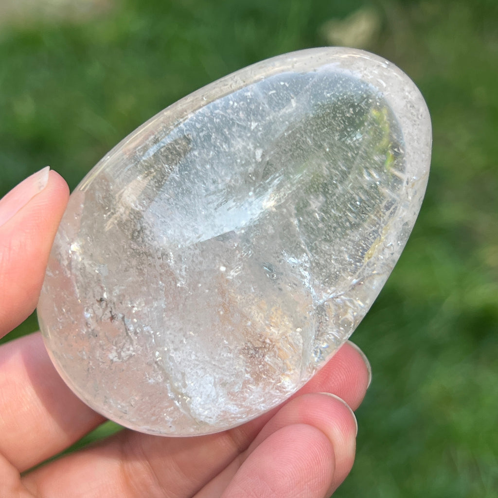 Ou din cuart de stanca/cristal incolor m4, pietre semipretioase - druzy.ro 8 