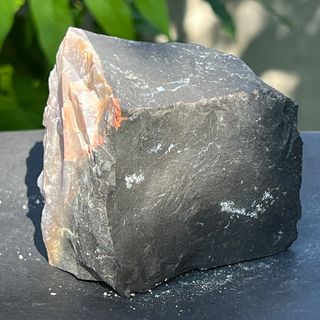 Onix negru piatra bruta India model 9, pietre semipretioase - druzy.ro 1 