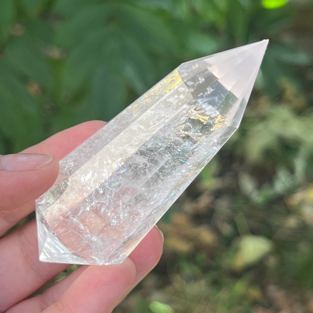 Bagheta cuart vogel, 12 fete, Brazilia model 4, pietre semipretioase - druzy.ro 7 