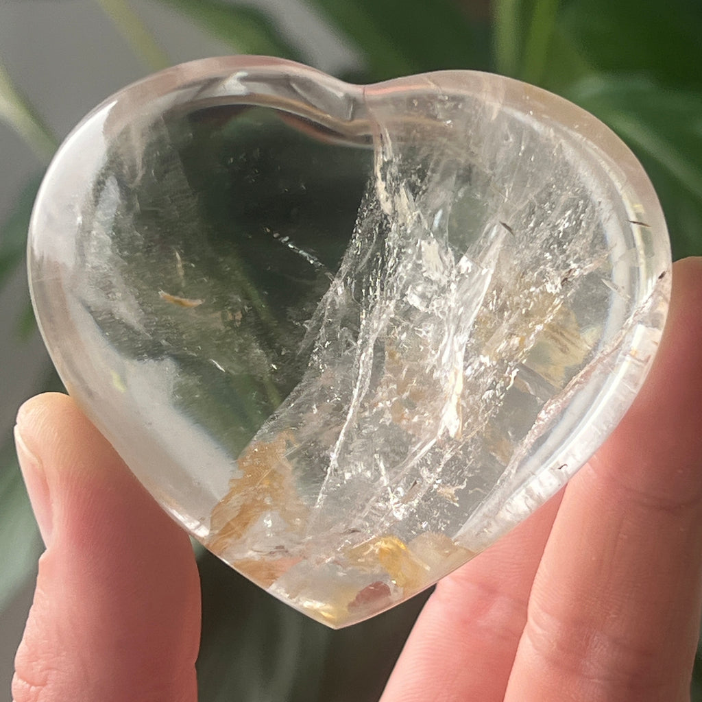 Inima cristal de stanca/cuart incolor m4, pietre semipretioase - druzy.ro 3 