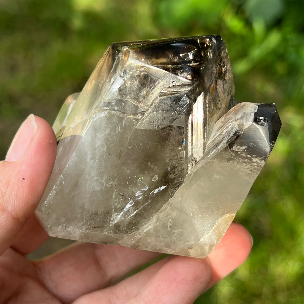 Varf brut cuart fumuriu | Model L9, pietre semipretioase - druzy.ro 2 