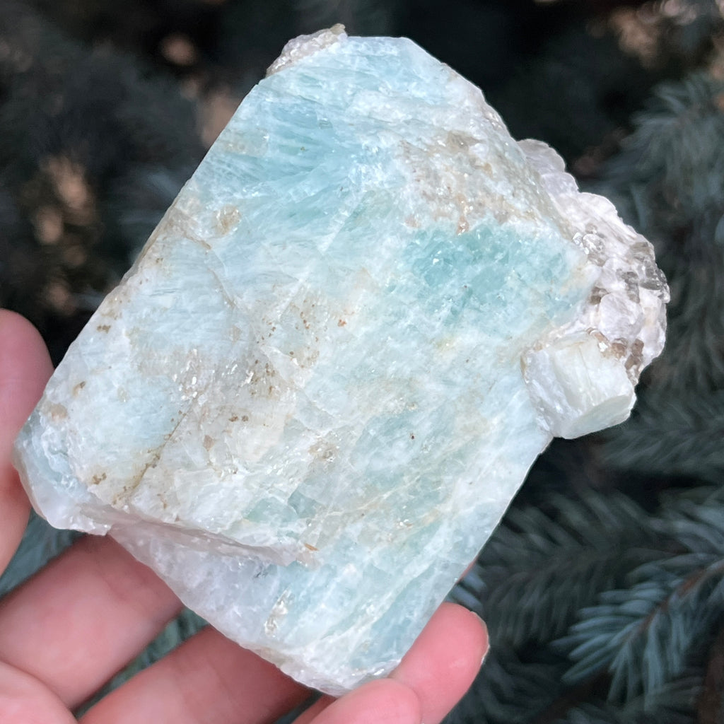 Acvamarin Pakistan piatra bruta model pk1, pietre semipretioase - druzy.ro 5 