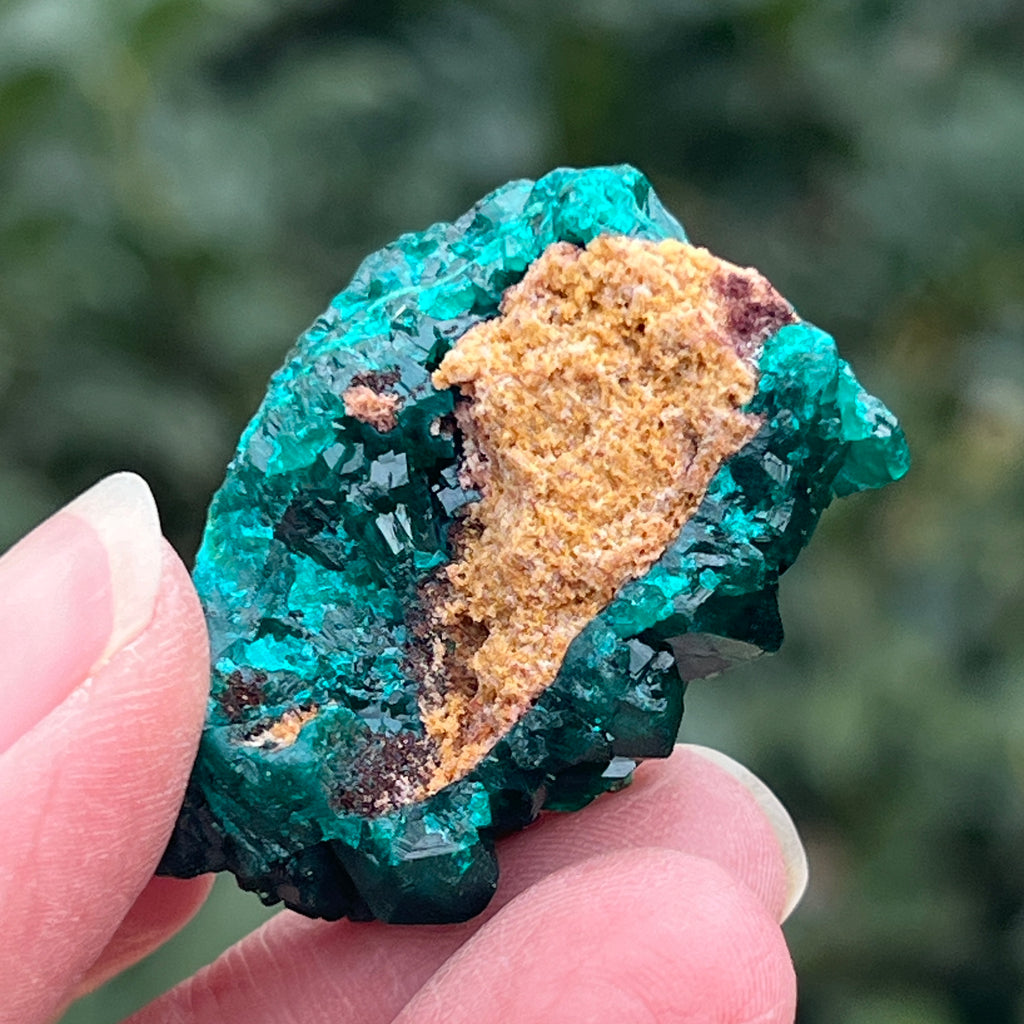 Dioptaz cluster din Congo model 18, pietre semipretioase - druzy.ro 4 