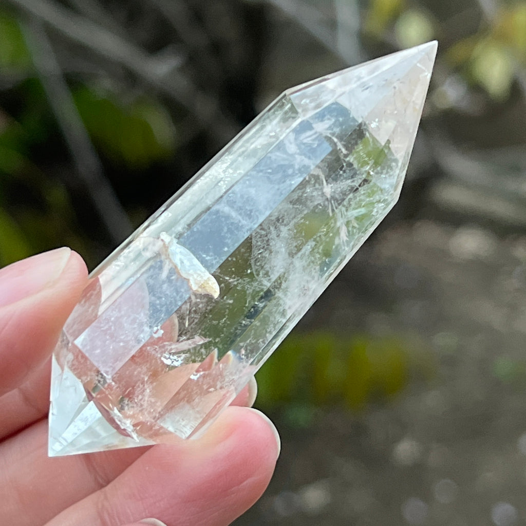 Bagheta cuart vogel, 12 fete, Brazilia model 17, pietre semipretioase - druzy.ro 2 