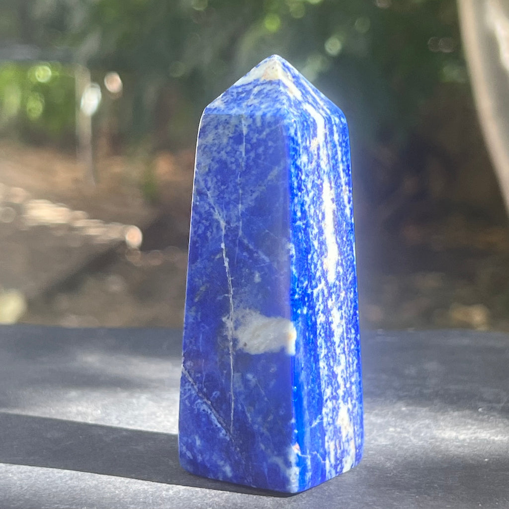 Turn/obelisc lapis lazuli m6, druzy.ro, cristale 10