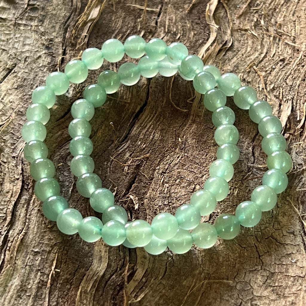 Bratara aventurin verde 6 mm, pietre semipretioase - druzy.ro 1 