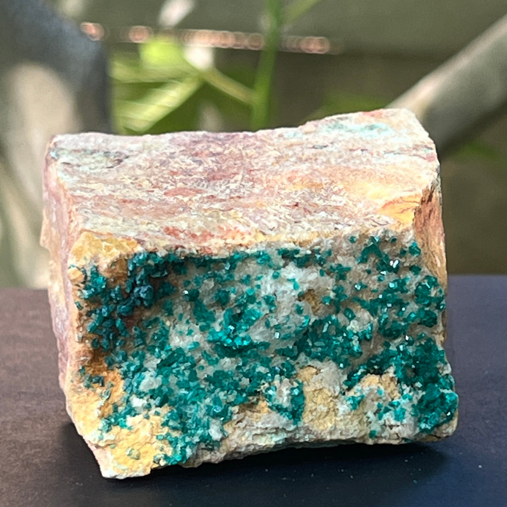 Dioptaz cluster din Congo model 4, pietre semipretioase - druzy.ro 1 