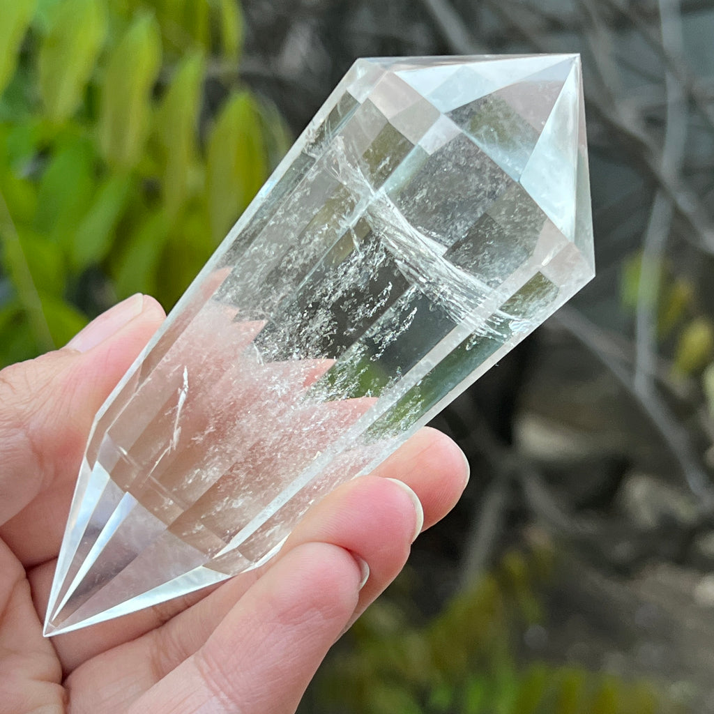Bagheta cuart vogel, 12 fete, Brazilia model 4, pietre semipretioase - druzy.ro 6 