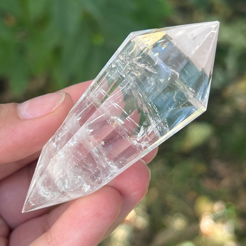 Bagheta cuart vogel, 12 fete, Brazilia model 22, pietre semipretioase - druzy.ro 4 