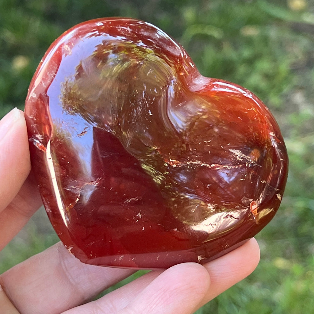 Carneol inima m10, pietre semipretioase - druzy.ro 1 