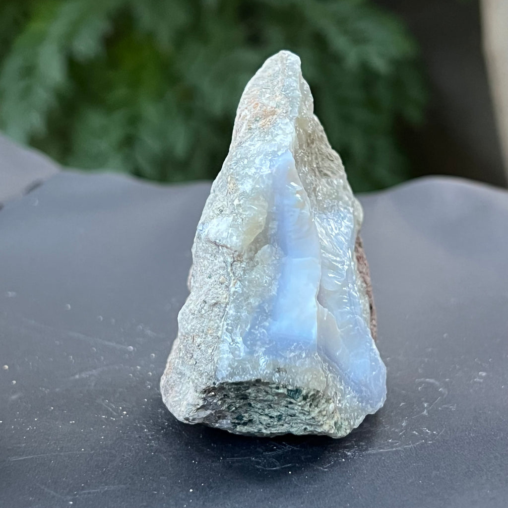 Calcedonie albastra /blue lace/ agat albastru piatra bruta m17, druzy.ro, pietre semipretioase 3