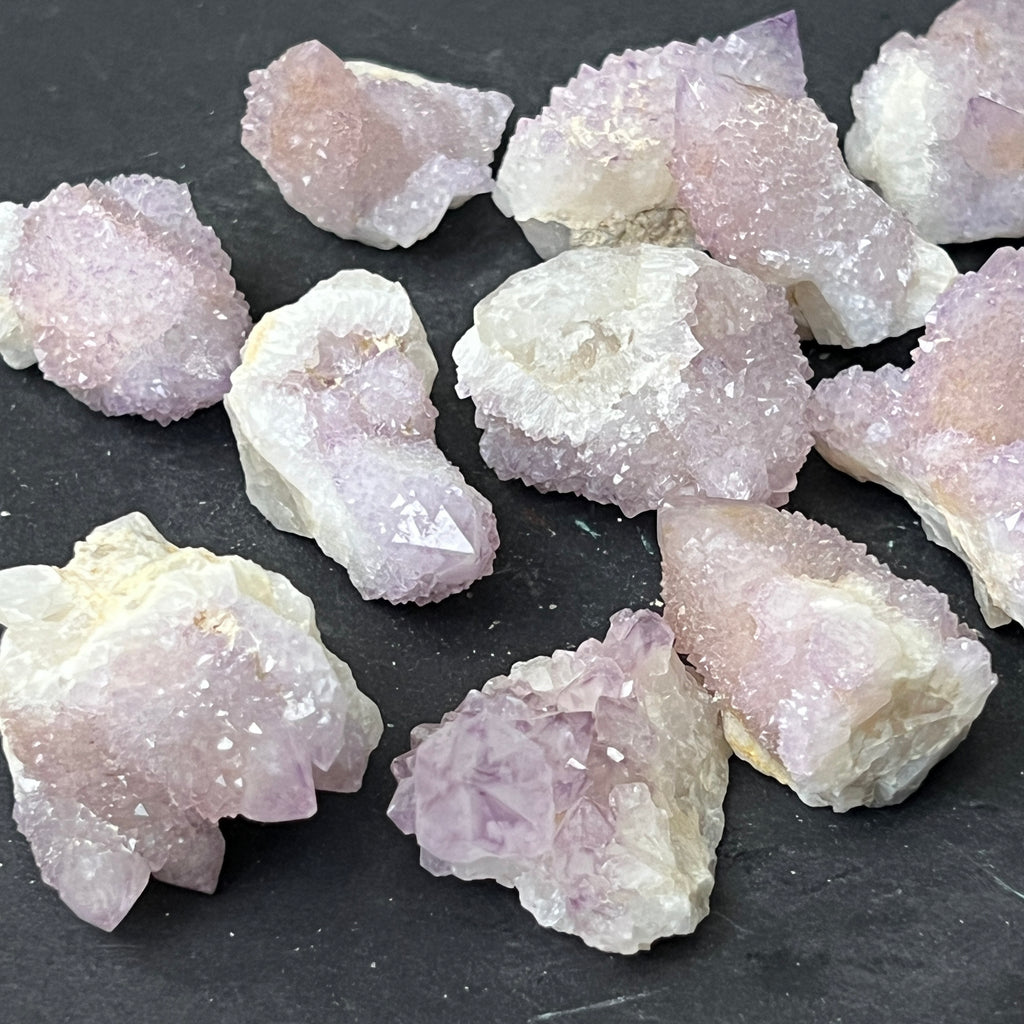 Cuart cactus / spirit ametist liliac Africa de Sud, pietre semipretioase - druzy.ro 8 