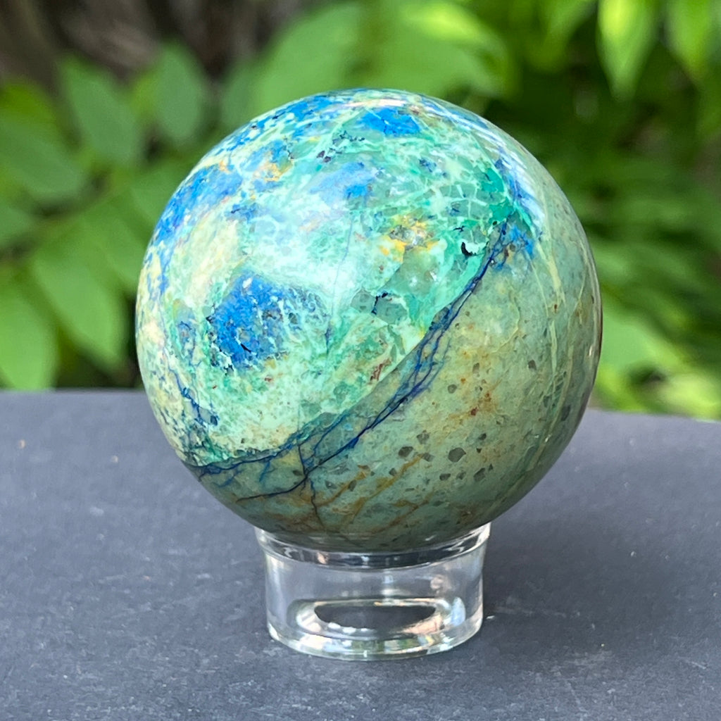 Sfera azurit m1, pietre semipretioase - druzy.ro 7 