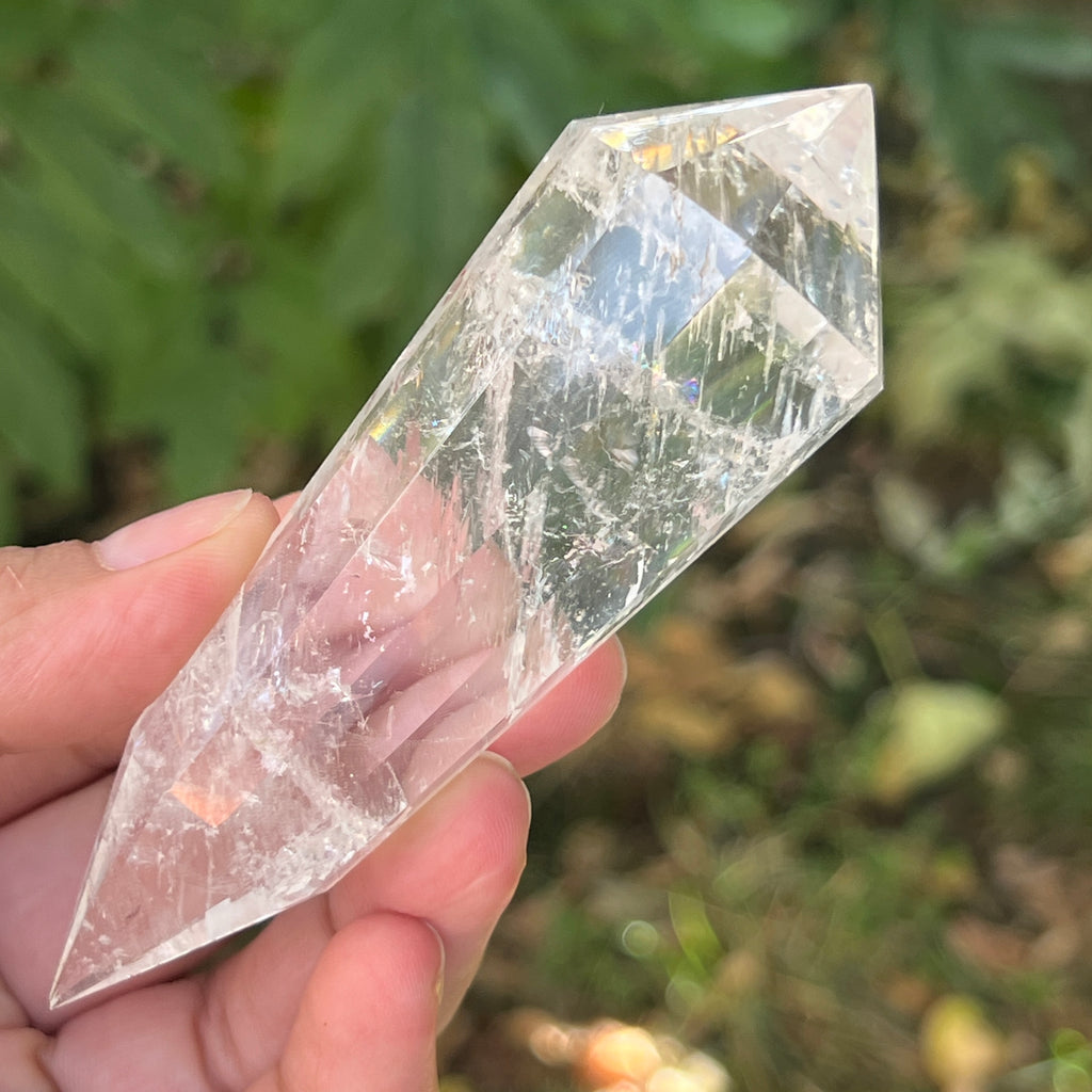 Bagheta cuart vogel, 12 fete, Brazilia model 28, pietre semipretioase - druzy.ro 1 