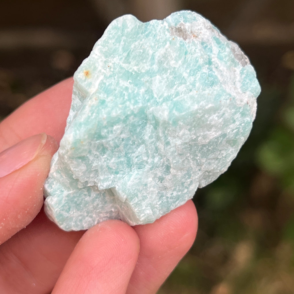 Amazonit piatra bruta din Brazilia model 10, pietre semipretioase - druzy.ro 1 