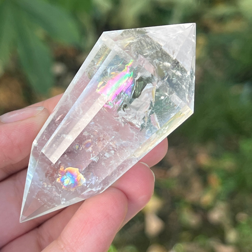Bagheta cuart vogel, 12 fete, Brazilia model 34, pietre semipretioase - druzy.ro 3 