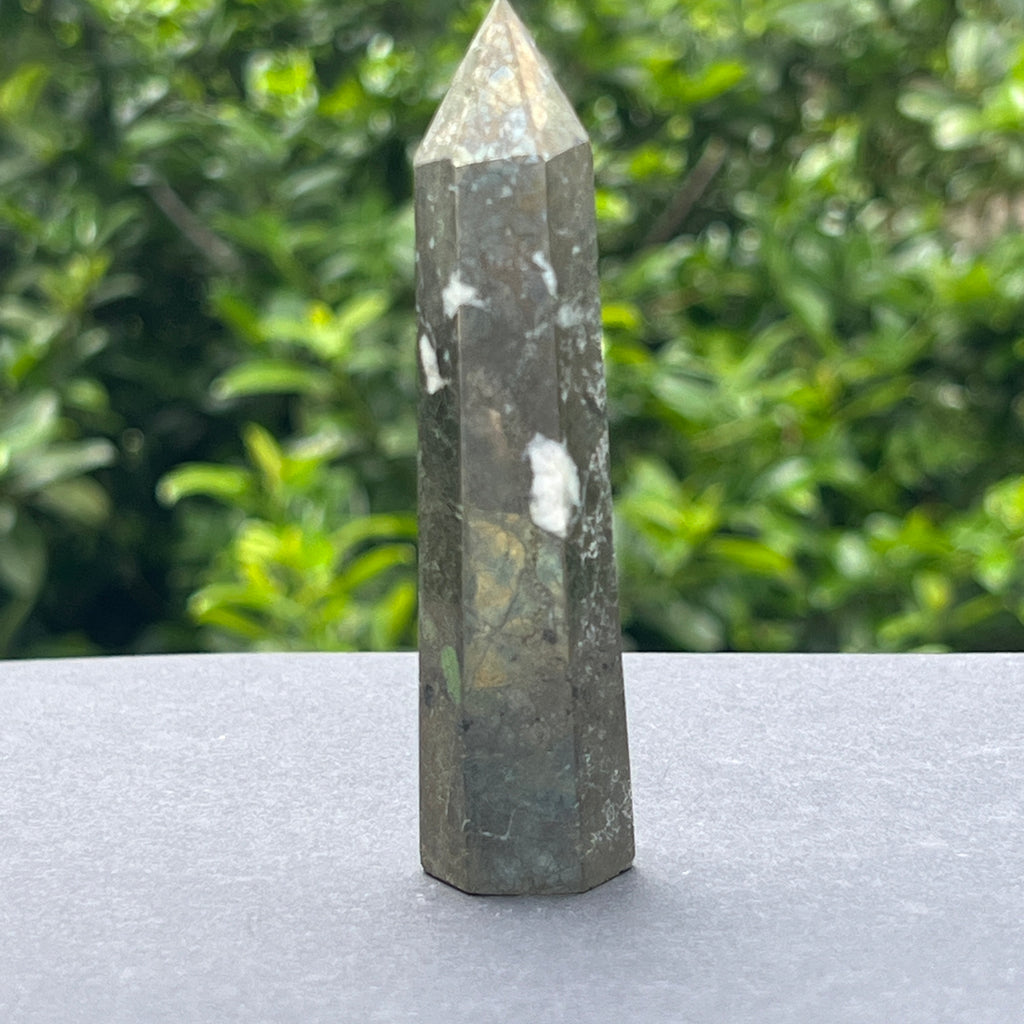 Obelisc pirita model 3, pietre semipretioase - druzy.ro 1 