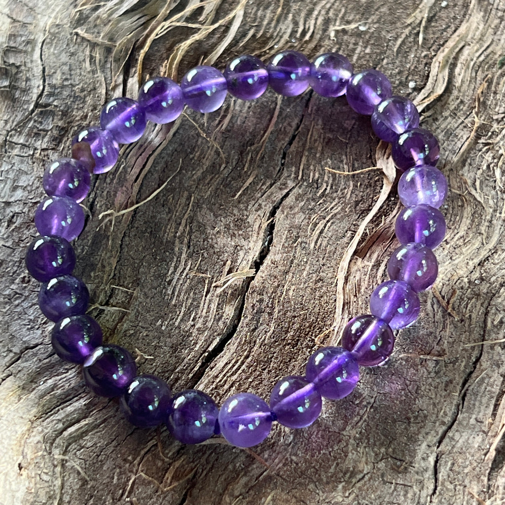 Bratara ametist 6 mm, pietre semipretioase - druzy.ro 2 