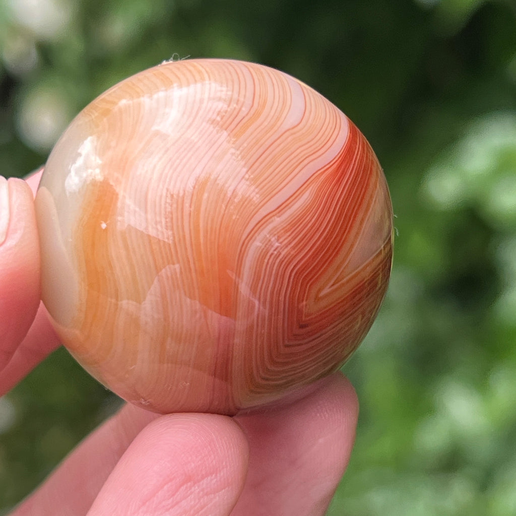 Sfera carneol 3.5 cm, pietre semipretioase - druzy.ro 6 
