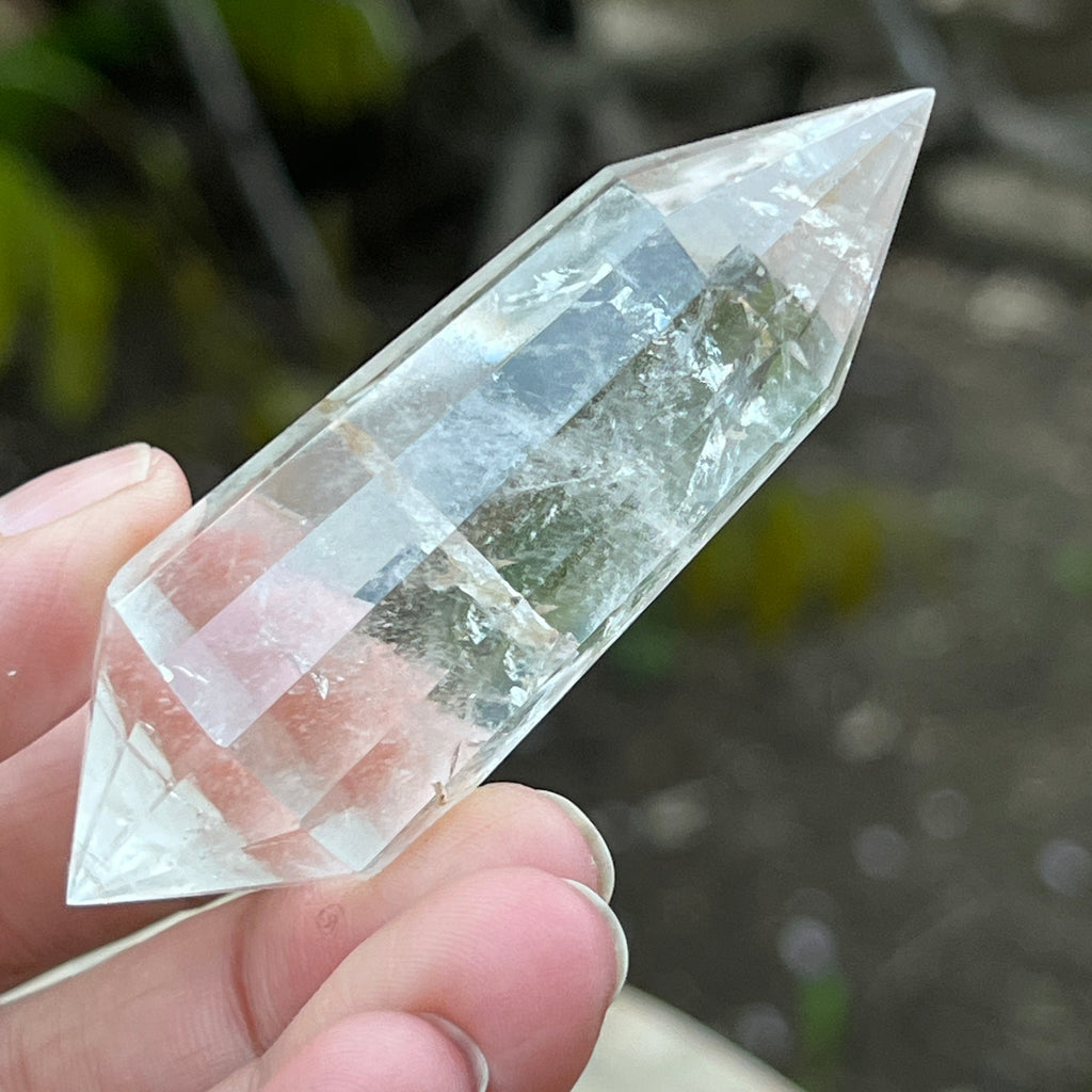 Bagheta cuart vogel, 12 fete, Brazilia model 17, pietre semipretioase - druzy.ro 1 