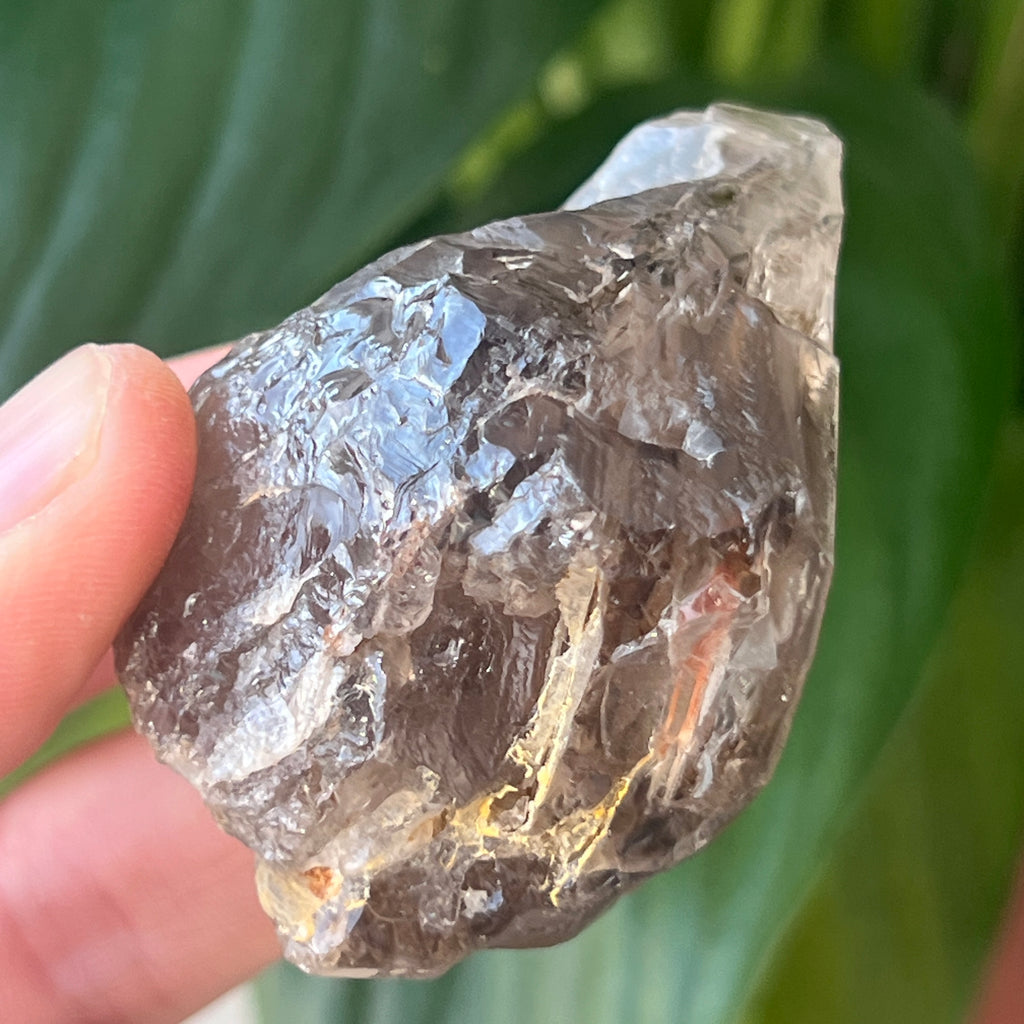 Cuart fumuriu generator/varf mina Brandberg | Model L15, pietre semipretioase - druzy.ro 3 