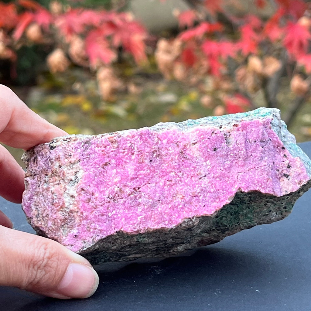 Dolomit roz Salrose  piatra bruta Congo model 4L, druzy.ro, cristale 11