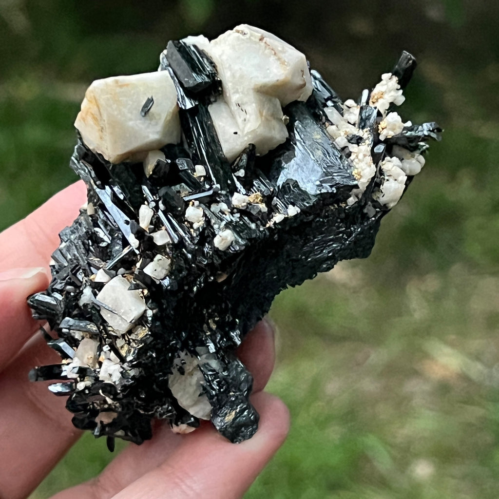Cluster egirin cuart fumuriu/negru Zomba m22, pietre semipretioase - druzy.ro 10 