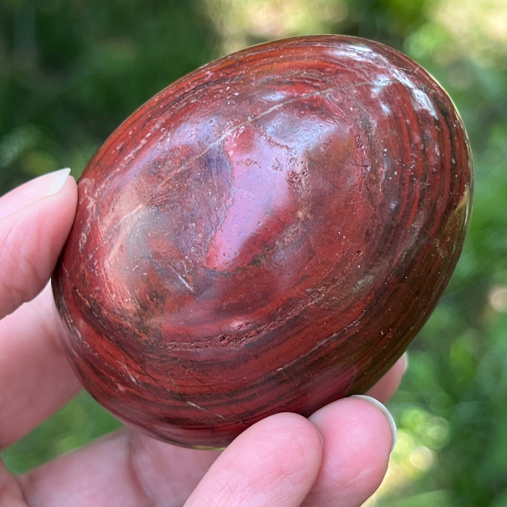 Ou jasp rosu din Zimbabwe model 5, pietre semipretioase - druzy.ro 10 