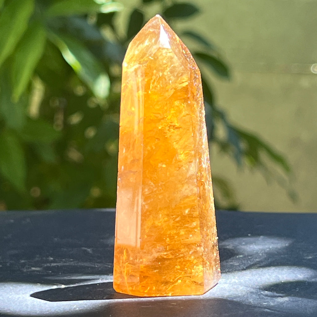 Obelisc citrin Brazilia calitate Extra AAA model 15, pietre semipretioase - druzy.ro 2 