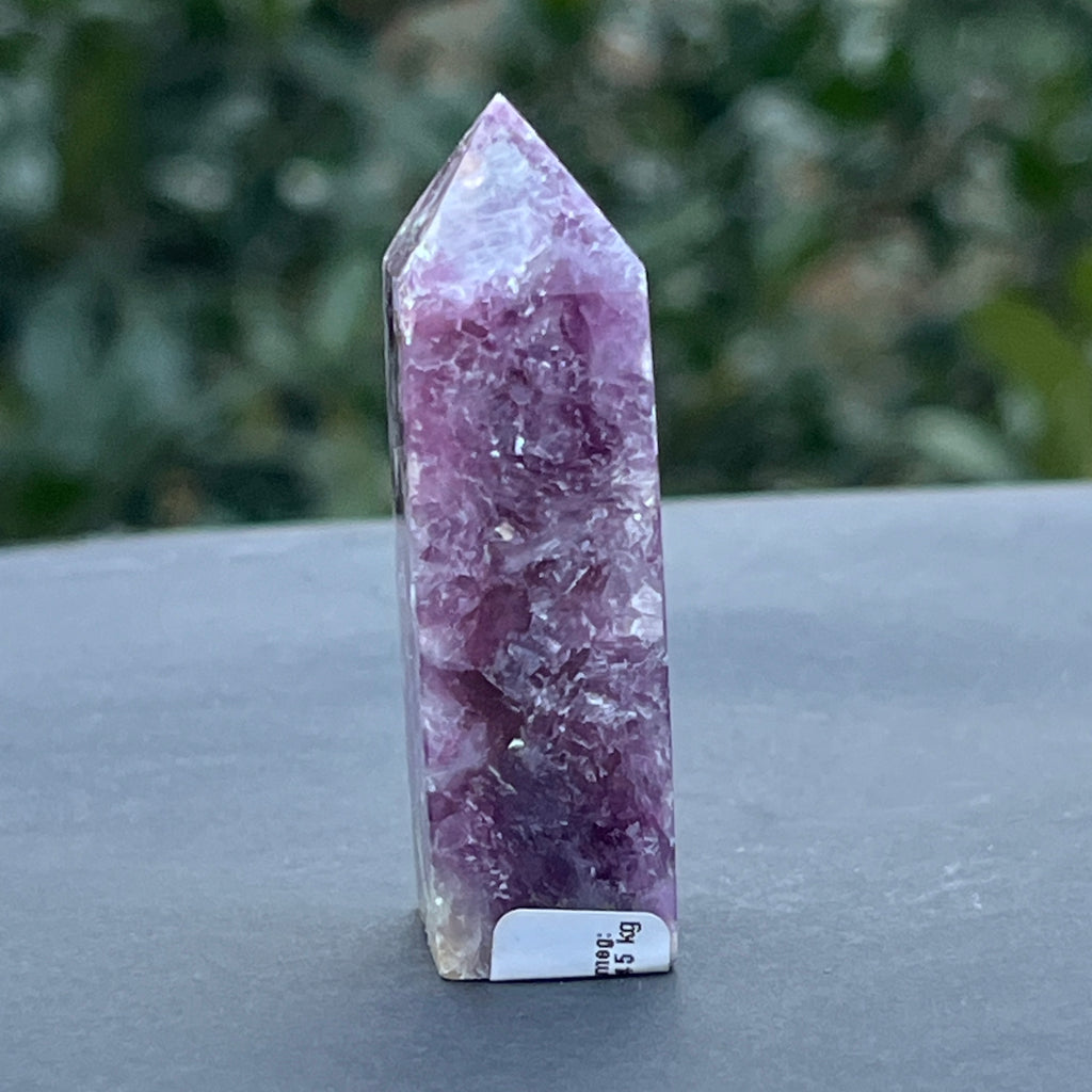 Obelisc lepidolit model 2, pietre semipretioase - druzy.ro 3 