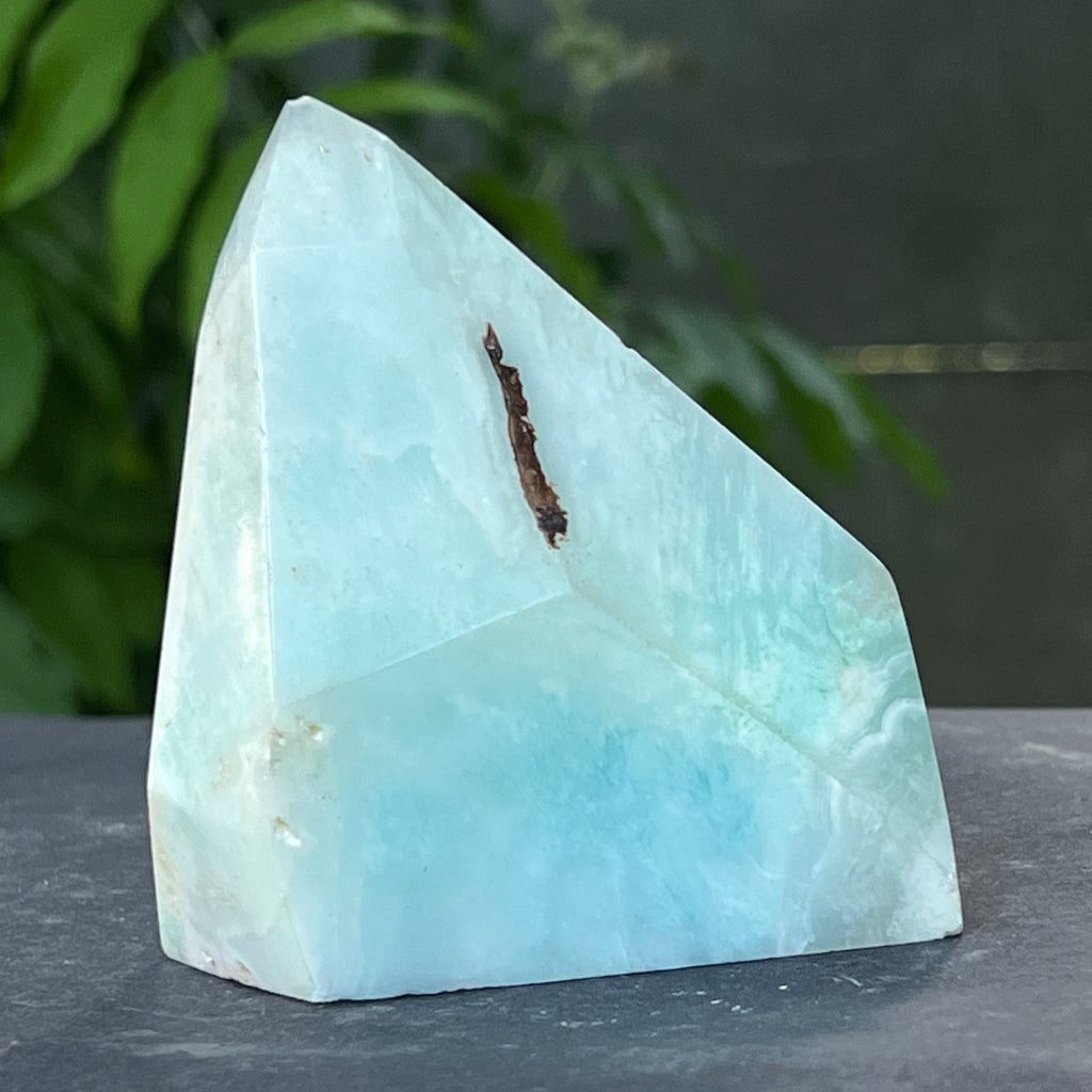 Sculptura generator aragonit albastru | Model 5, pietre semipretioase - druzy.ro 1 
