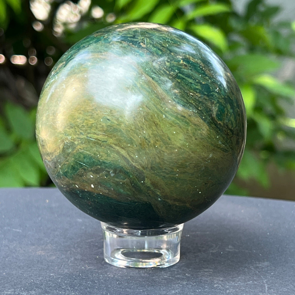 Sfera verdit (jad african) m2, pietre semipretioase - druzy.ro 3 