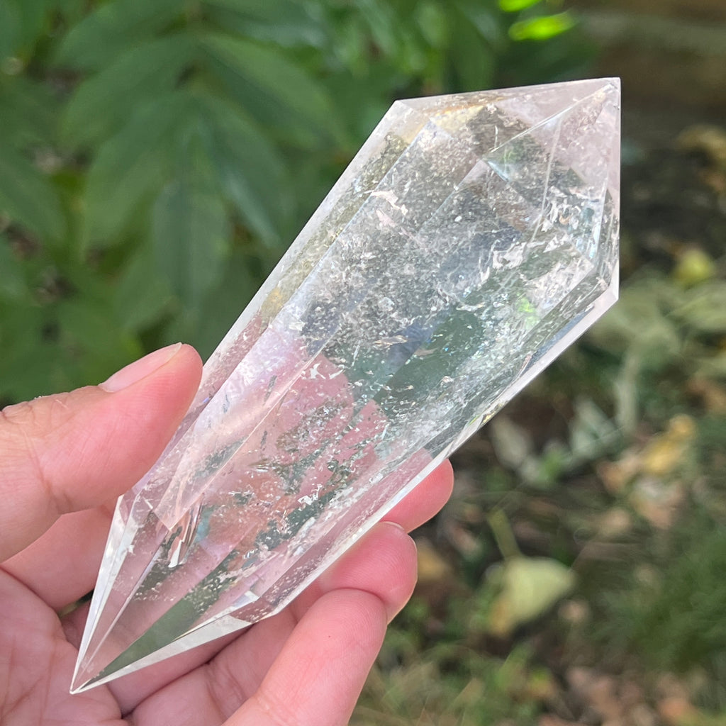 Bagheta cuart vogel, 12 fete, Brazilia model 21, pietre semipretioase - druzy.ro 11 