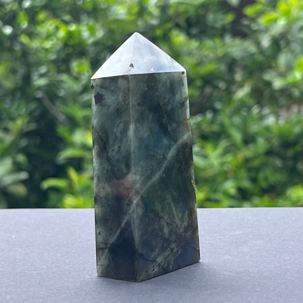 Obelisc labradorit m3, pietre semipretioase - druzy.ro 8 