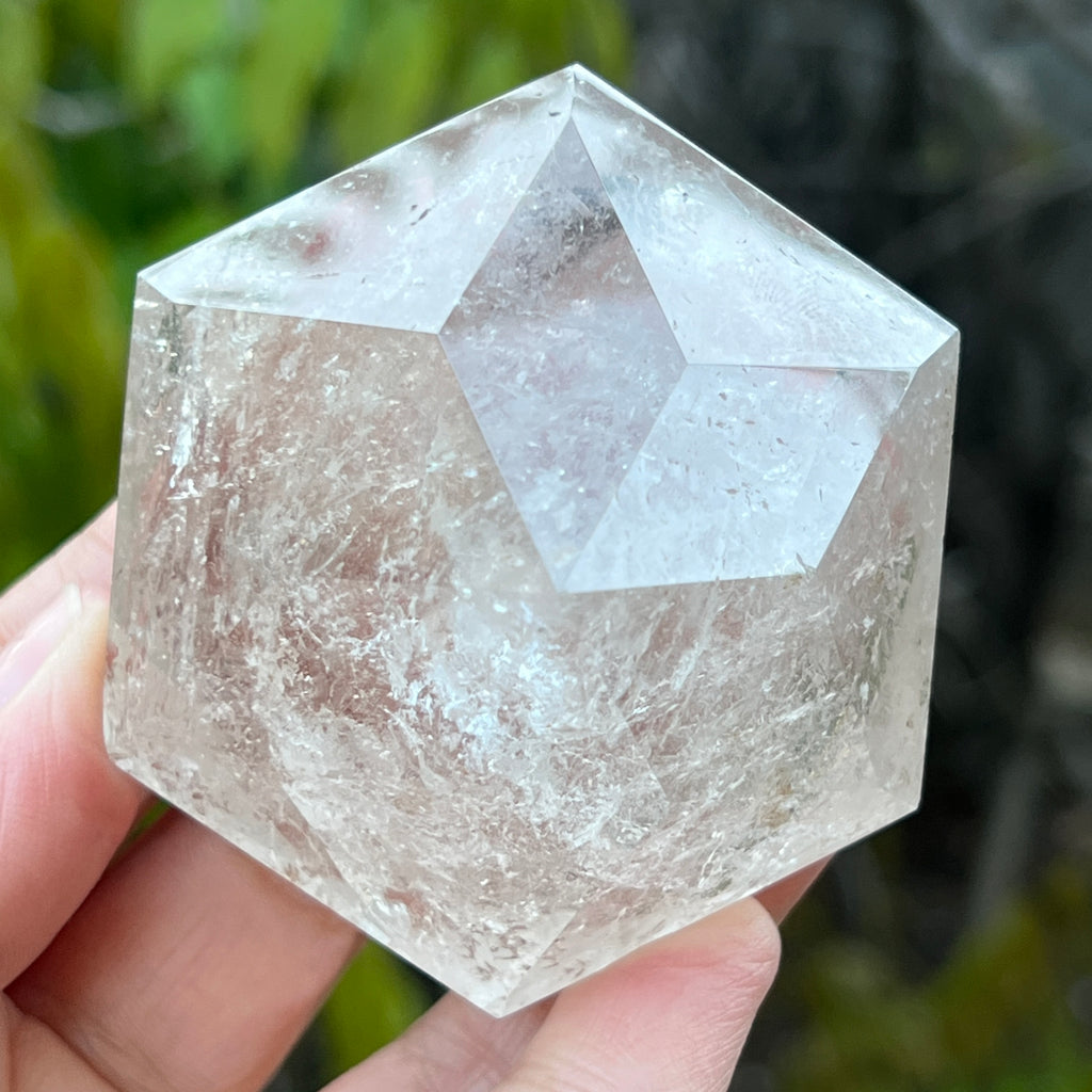 Cuart forma diamant caliate extra, cristal de stanca/cuart incolor m12, pietre semipretioase - druzy.ro 7 