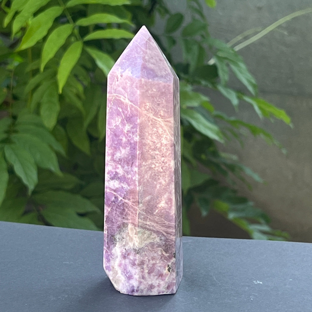 Obelisc lepidolit | Model L2, pietre semipretioase - druzy.ro 3 