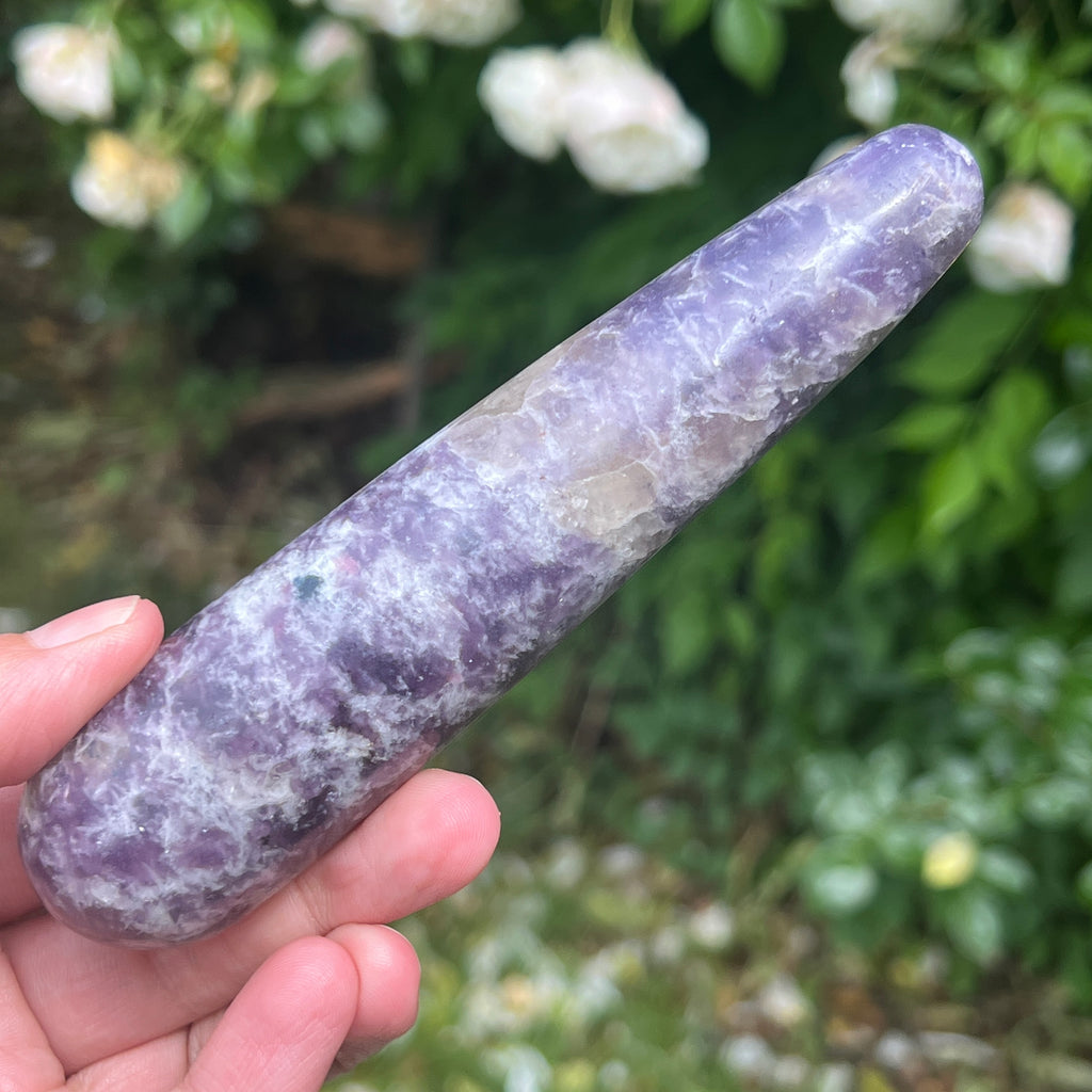 Bagheta Lepidolit din Madagascar m3, pietre semipretioase - druzy.ro 1 