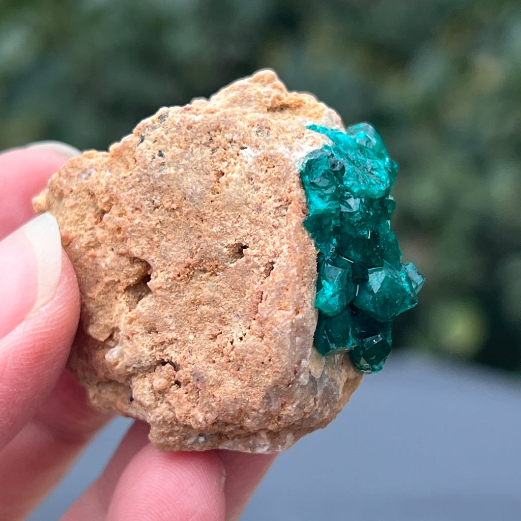 Dioptaz cluster din Congo model 21, pietre semipretioase - druzy.ro 4 