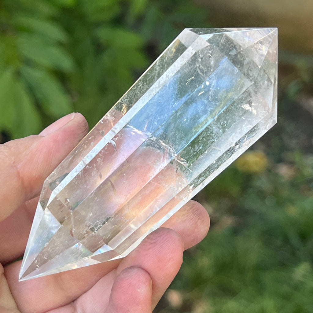 Bagheta cuart vogel, 12 fete, Brazilia model 2, pietre semipretioase - druzy.ro 1 