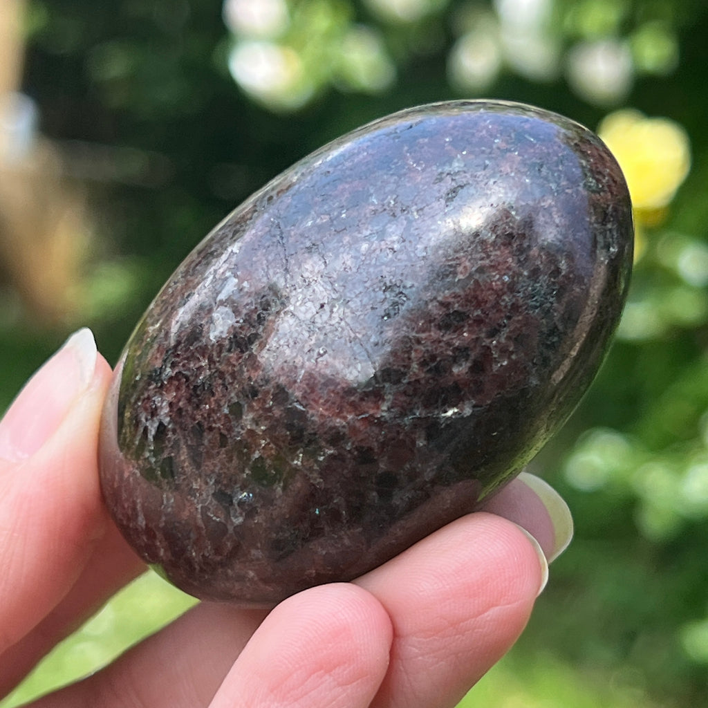Granat palmstone model 10, pietre semipretioase - druzy.ro 4 