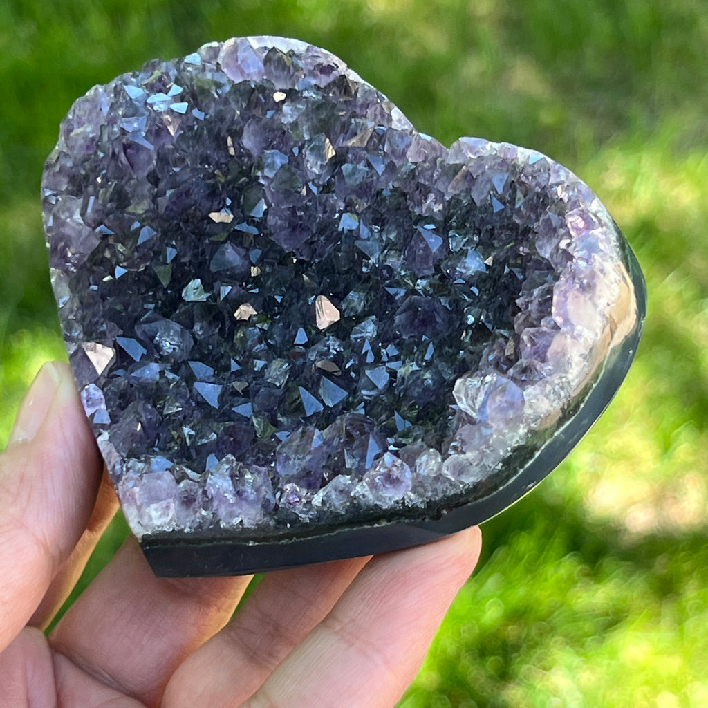 Inima ametist model 14, pietre semipretioase - druzy.ro 3 